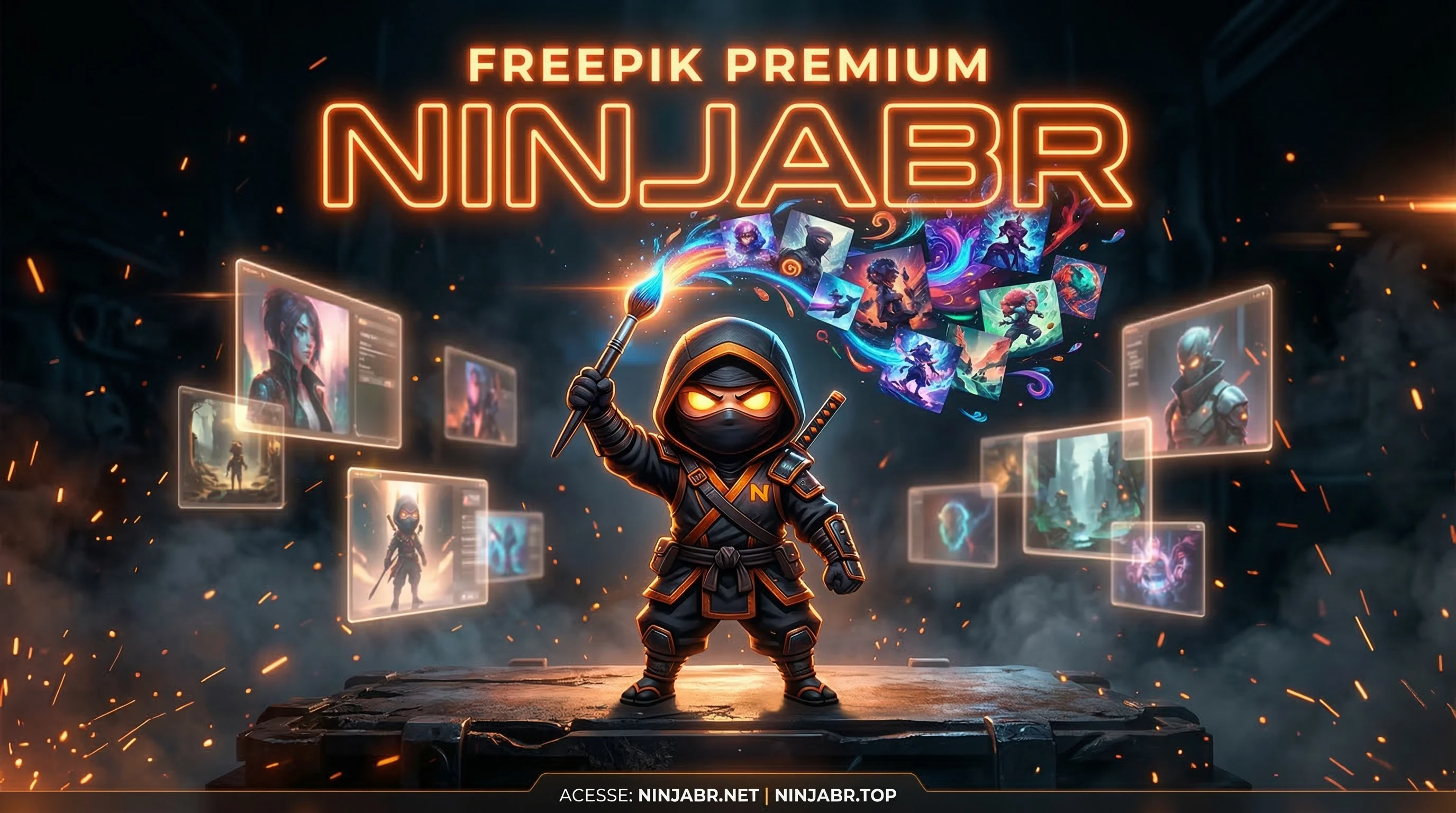 NinjaBR Freepik Premium unlimited IA images videos 2026